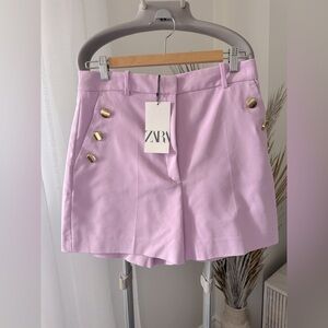 Lavender Zara Shorts: Size L, NWT